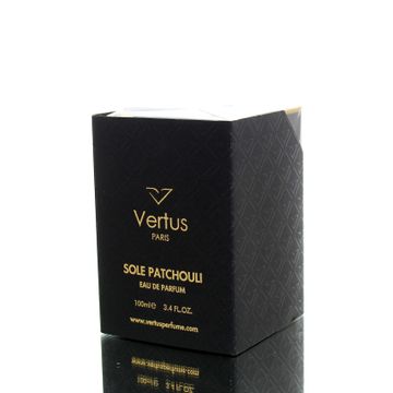 Sole Patchouli EDP fragrance bottle