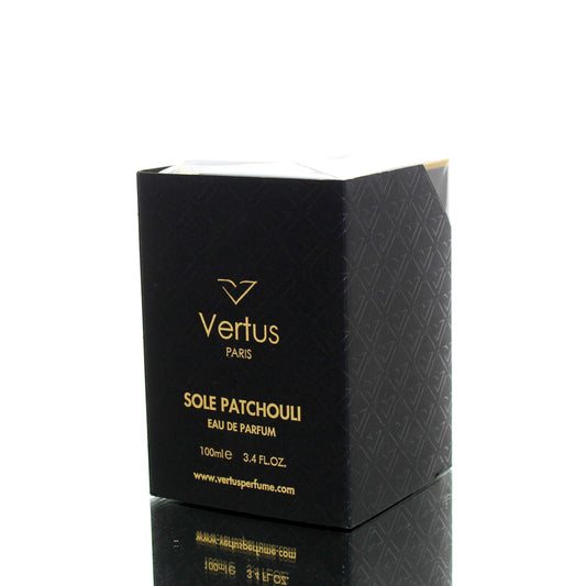 Sole Patchouli EDP fragrance bottle