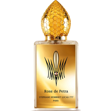 Stephane Humbert Lucas 777 Rose de Petra EDP fragrance bottle