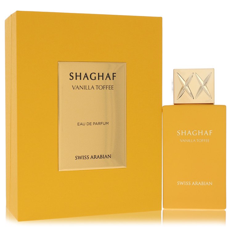 Swiss Arabian Shaghaf Vanilla Toffee EDP fragrance bottle