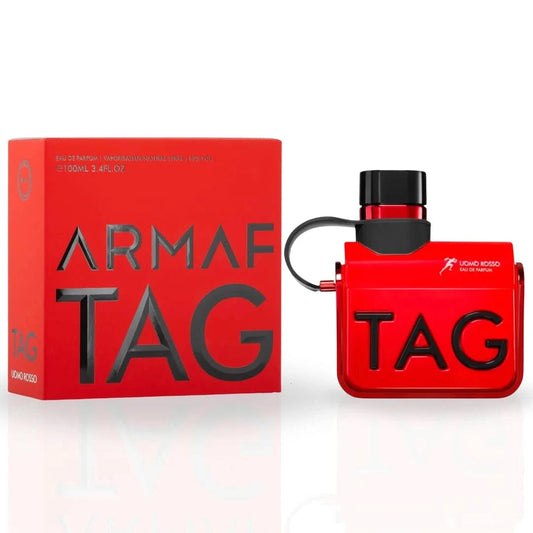 Tag Uomo Rosso EDP fragrance bottle