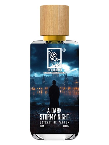 The Dua Brand A Dark Stormy Night fragrance bottle