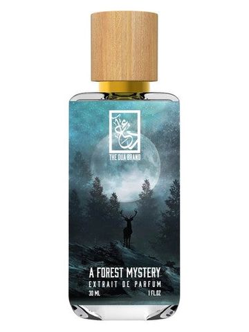 The Dua Brand A Forest Mystery fragrance bottle