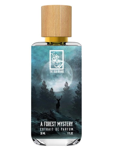 The Dua Brand A Forest Mystery fragrance bottle