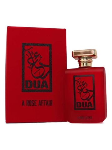 The Dua Brand A Rose Affair fragrance bottle