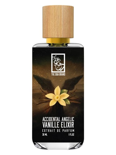 The Dua Brand Accidental Angelic Vanille Elixir fragrance bottle