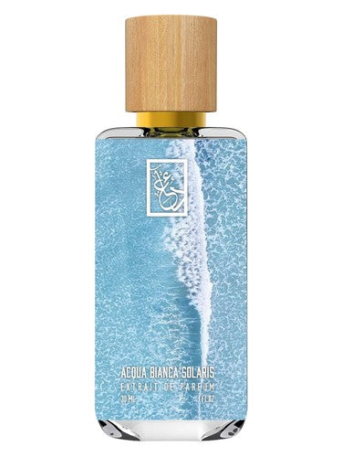 The Dua Brand Acqua Bianca Solaris fragrance bottle