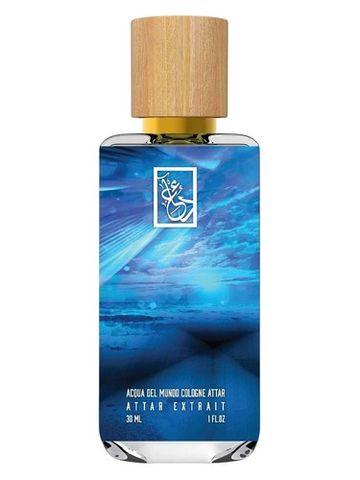The Dua Brand Acqua Del Mundo Cologne Attar fragrance bottle