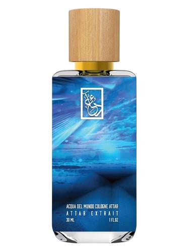 The Dua Brand Acqua Del Mundo Cologne Attar fragrance bottle
