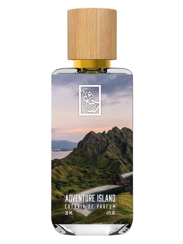 The Dua Brand Adventure Island fragrance bottle