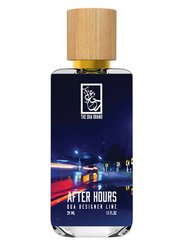 The Dua Brand After Hours fragrance bottle