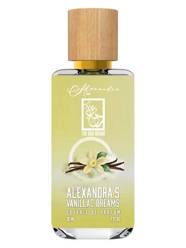 The Dua Brand Alexandra’s Vanillac Dreams fragrance bottle