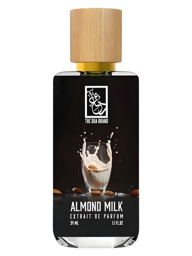 The Dua Brand Almond Milk fragrance bottle