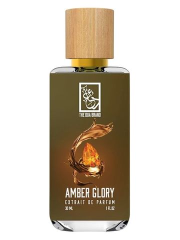 The Dua Brand Amber Glory fragrance bottle