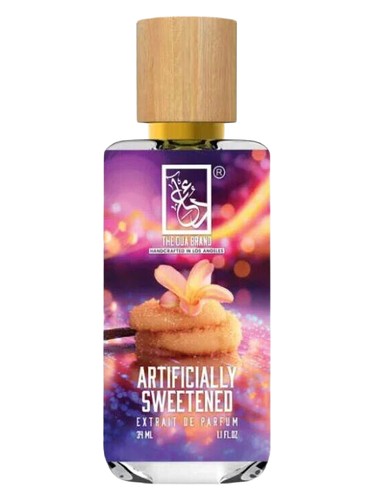 The Dua Brand Artificially Sweetened fragrance bottle