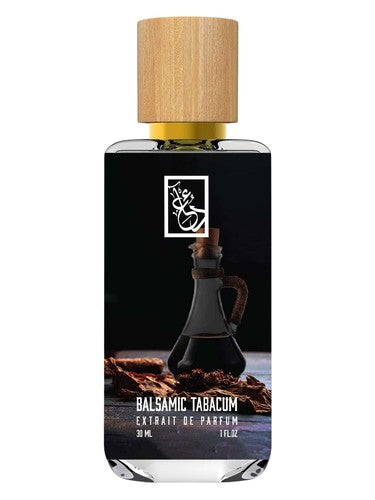 The Dua Brand Balsamic Tabacum fragrance bottle