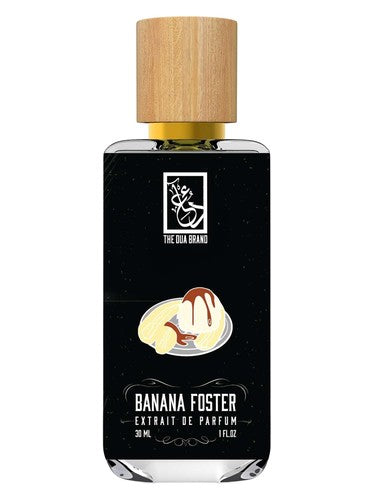 The Dua Brand Banana Foster fragrance bottle