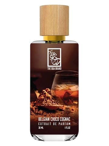 The Dua Brand Belgian Choco Cognac fragrance bottle