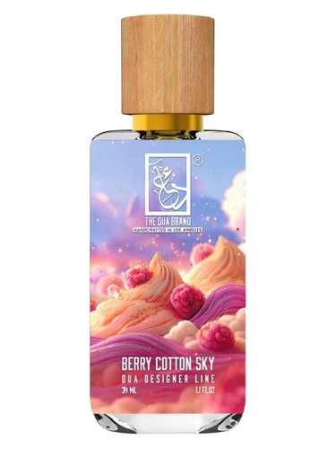 The Dua Brand Berry Cotton Sky fragrance bottle