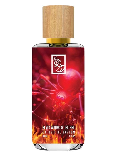 The Dua Brand Black Widow by the Fire fragrance bottle