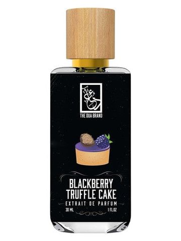 The Dua Brand Blackberry Truffle Cake fragrance bottle
