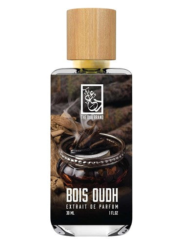 The Dua Brand Bois Oudh fragrance bottle