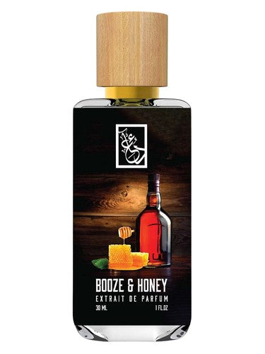 The Dua Brand Booze & Honey fragrance bottle