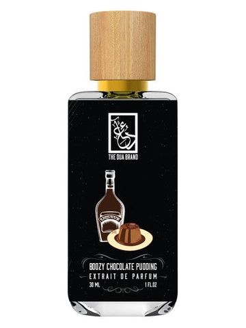 The Dua Brand Boozy Chocolate Pudding fragrance bottle