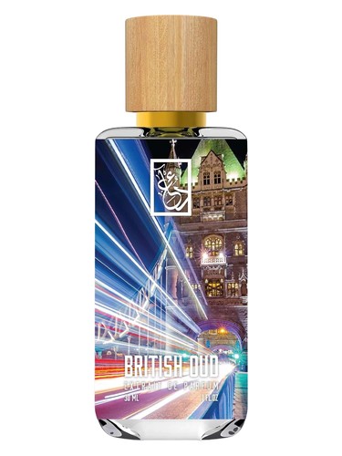 The Dua Brand British Oud fragrance bottle