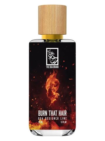 The Dua Brand Burn That Hair fragrance bottle