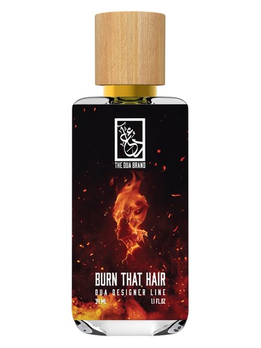 The Dua Brand Burn That Hair fragrance bottle