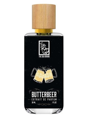 The Dua Brand Butterbeer fragrance bottle