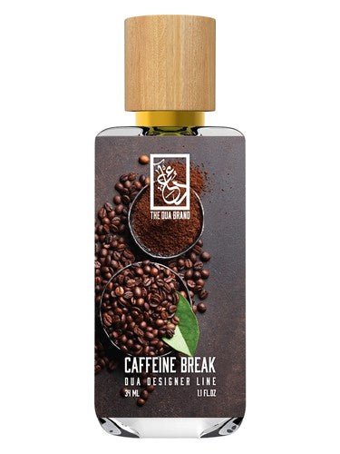 The Dua Brand Caffeine Break fragrance bottle