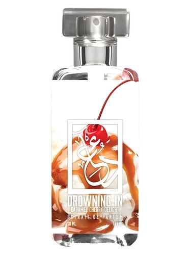 The Dua Brand Caramel Cherry Delight fragrance bottle