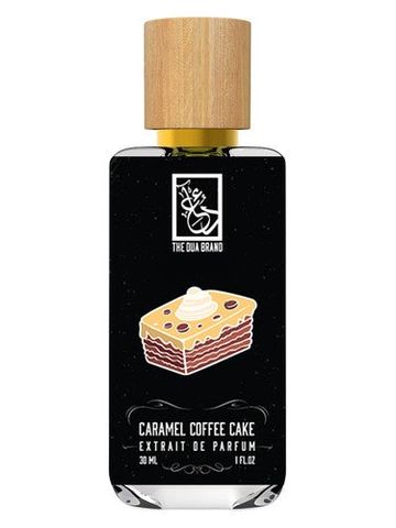 The Dua Brand Caramel Coffee Cake fragrance bottle