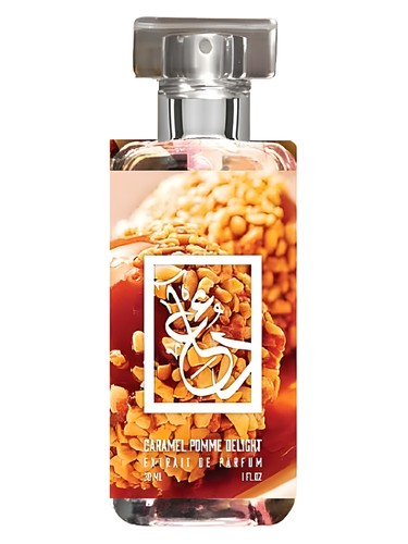 The Dua Brand Caramel Pomme Delight fragrance bottle