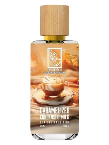The Dua Brand Caramelized Condensed Milk fragrance bottle