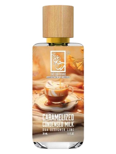 The Dua Brand Caramelized Condensed Milk fragrance bottle