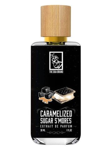 The Dua Brand Caramelized Sugar S’Mores fragrance bottle