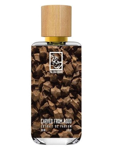 The Dua Brand Carved From Aoud fragrance bottle