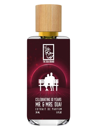 The Dua Brand Celebrating 10 Years Mr. & Mrs. Dua! fragrance bottle