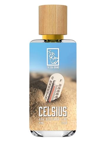 The Dua Brand Celsius fragrance bottle