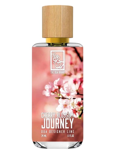 The Dua Brand Cherry Blossom Journey fragrance bottle