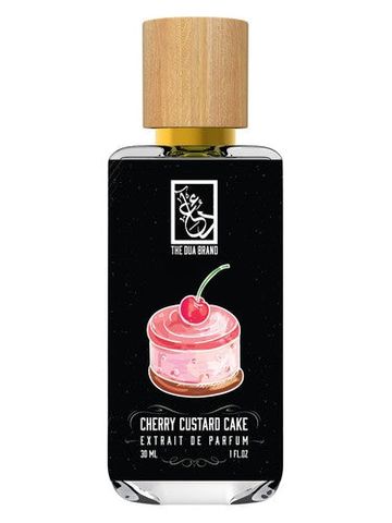 The Dua Brand Cherry Custard Cake fragrance bottle