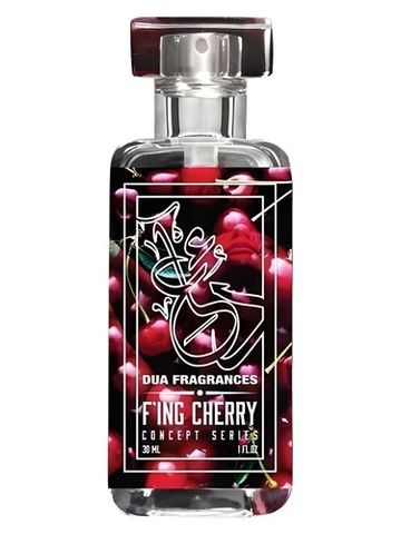 The Dua Brand Cherry fragrance bottle