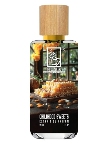 The Dua Brand Childhood Sweets fragrance bottle