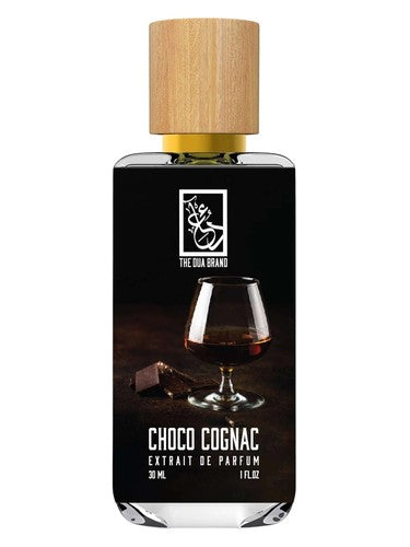 The Dua Brand Choco Cognac fragrance bottle