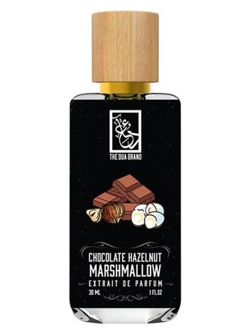 The Dua Brand Chocolate Hazelnut Marshmallow fragrance bottle