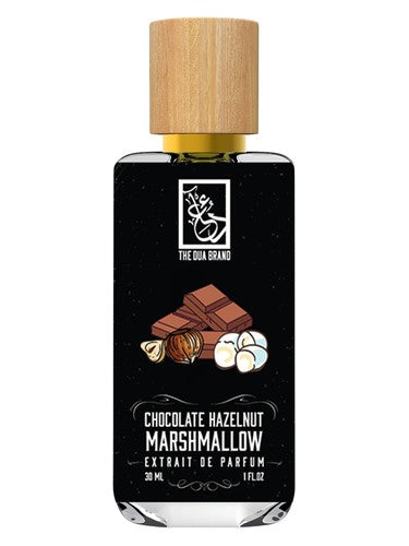 The Dua Brand Chocolate Hazelnut Marshmallow fragrance bottle