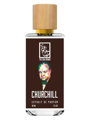 The Dua Brand Churchill fragrance bottle